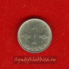 1 марка 1954 года Финляндия